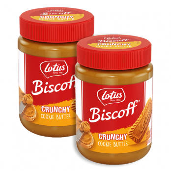 Lotus Biscoff Crunchy Cookie Butter - 2 Jar Pack photo